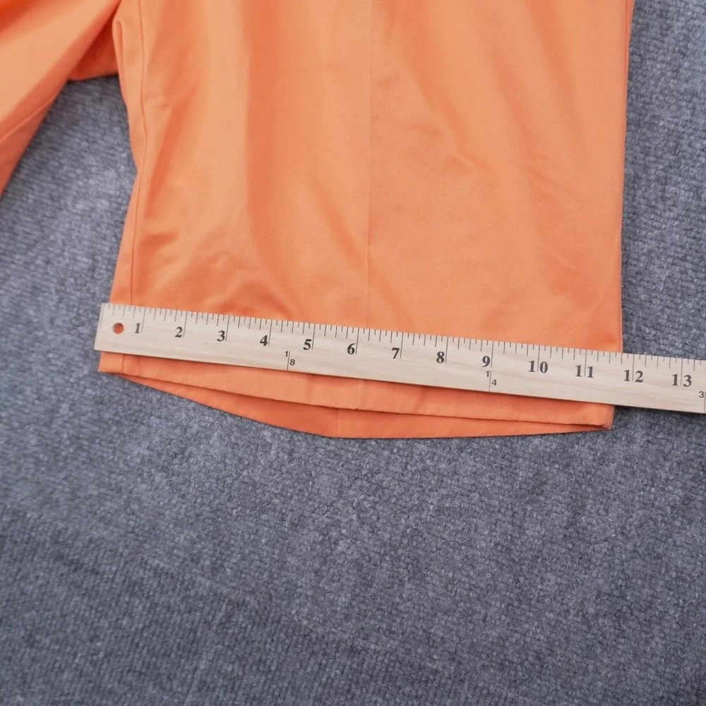 Callaway Golf Shorts Mens 34 Orange Pleated Cotton Solid Casual Sporty